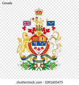 Symbol of Canada. National emblem