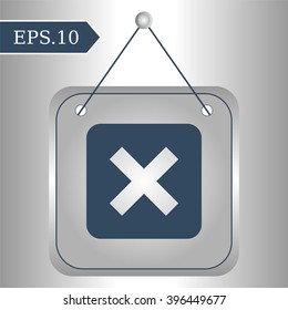 symbol cancel button