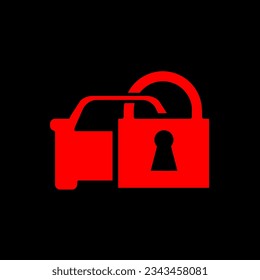 the symbol of the car dashboard and the meaning of the 
Vehicle Stability Control  is a vector illustration
