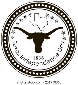 Symbol Of Celebration Texas Declaration Of Independence On March 2, 1836.