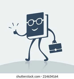 Symbol cheerful book