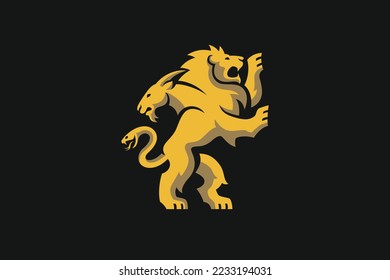 Symbol of Chimera, a Hybrid Monster made up of the body parts of a Lion, a Goat, and a Snake