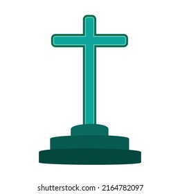 Symbol Church Cross Christianity Religion Symbol Stock Vector (Royalty ...