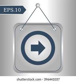 symbol circle right arrow