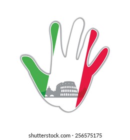 Symbol of the city - Rome. The idea for the design