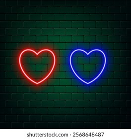 Symbol collection with valentines day theme.