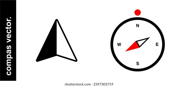 symbol, compass icon isolated on transparent background - Powered by Shutterstock - Get 15% off with code: PIKWIZARD15