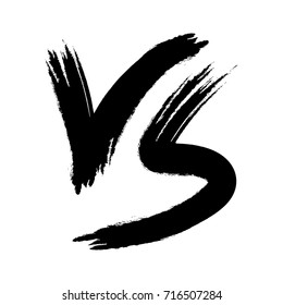 vs logo images stock photos vectors shutterstock https www shutterstock com image vector symbol competition vs versus text brush 716507284