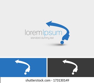 Symbol of Consultancy, isolated vector design