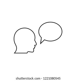 Symbol of Consulting Thin line Icon of Business. Stroke Pictogram Graphic for Web Design. Quality Outline Vector Symbol Concept. Premium Mono Linear Beautiful Plain Laconic Logo