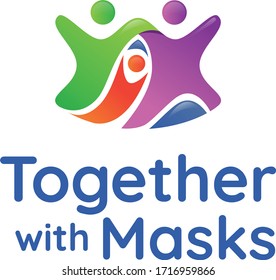 Symbol created to aware about the benefits of using masks during coronavirus pandemic.
