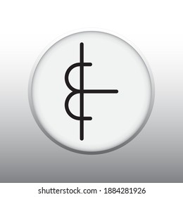 Symbol of Current Transformer Vector illustration symbol of Electrical System Control
