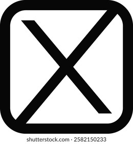 symbol design rejected or not an option : X