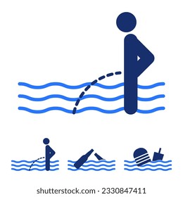symbol design in swimming pool