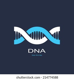 symbol of dna. vector eps8