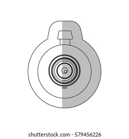 symbol doorbell icon image, vector illustration design