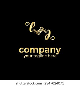 Símbolo e logotipo sobre fondo blanco y negro, se puede utilizar para empresas de arte, deportes, etc