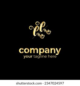 Symbol e logo on white and black background, can be used for art companies, sports, etc