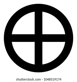 Symbol earth icon black color