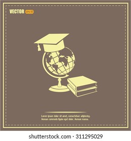 A symbol of education. Vector illustration