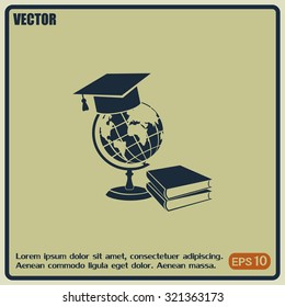 A symbol of education. Vector illustration