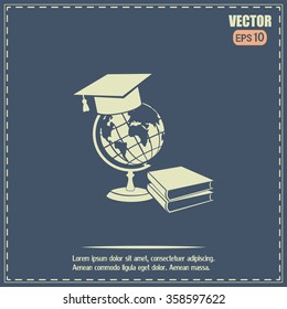 A symbol of education. Vector illustration
