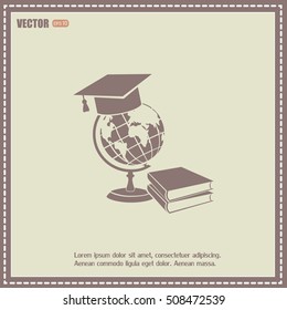 A symbol of education. Vector illustration