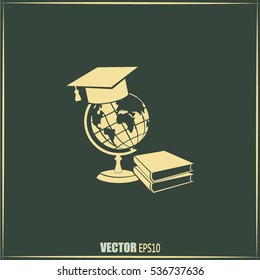 A symbol of education. Vector illustration
