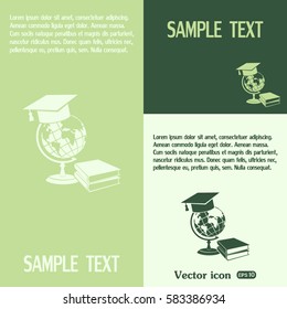 A symbol of education. Vector illustration