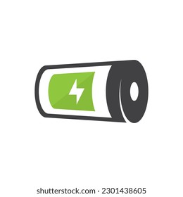 symbol of electric battery logo icon illustration design 