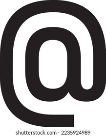 E-Mail-Symbol, Vektorgrafik-Design auf dem Symbol