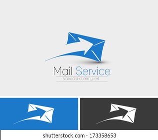 Symbol of Email, isolated vector design 