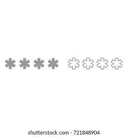 Symbol  enter password icon .