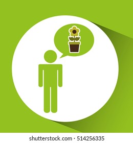 symbol environment nature graphic vector illustration eps 10