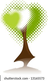 Symbol Environment. Tree Heart.
