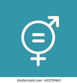 Symbol Of Equal Pay Day. Vector