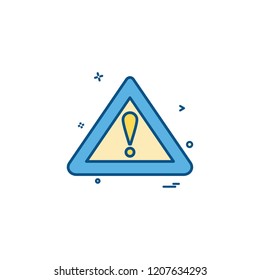 symbol error warning alert icon vector design