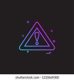 symbol error warning alert icon vector design