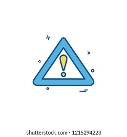 symbol error warning alert icon vector design