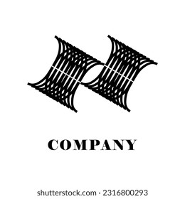 Symbol F letter logo on white background, can be used for art companies, sports, etc