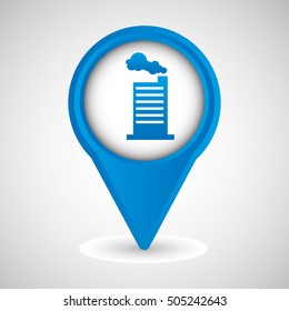 symbol factory building design vector illustration eps 10