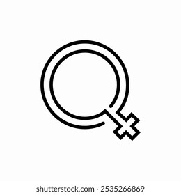 symbol female icon sign vector