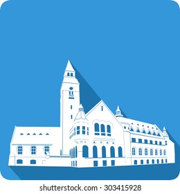 symbol of Finland, vector illustration