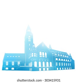 symbol of Finland, vector illustration