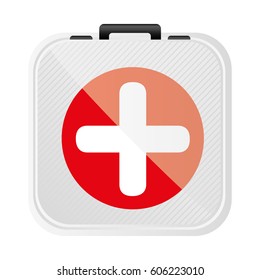 symbol first aid kit icon, vector illustration design
