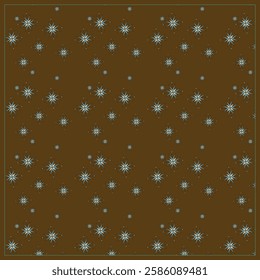 symbol and flower pattern design