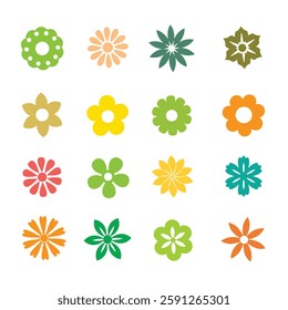 Symbol of flowers vector design