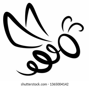 Symbol of flying bee.