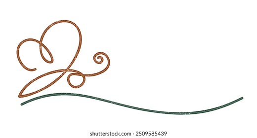 The symbol of a flying stylized bee.
