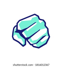 Symbol of freedom, fight, revolution, unity, strength and struggle. Simple, basic illustration